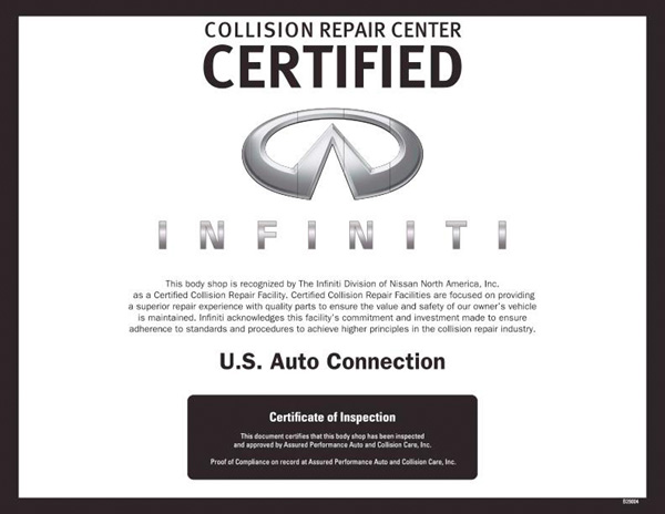 INFINITI Certified Collision Repair Center