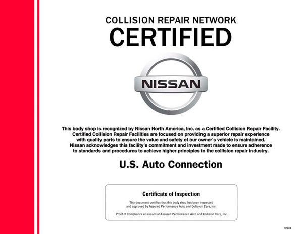 NISSAN Certified Collision Repair Network